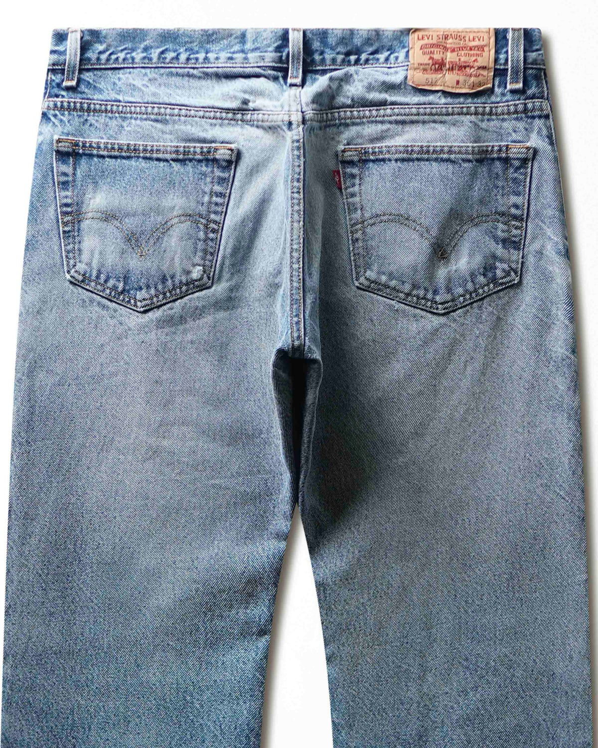 Vintage Levi's 517 Mid-Wash Distressed Jeans - product view 4