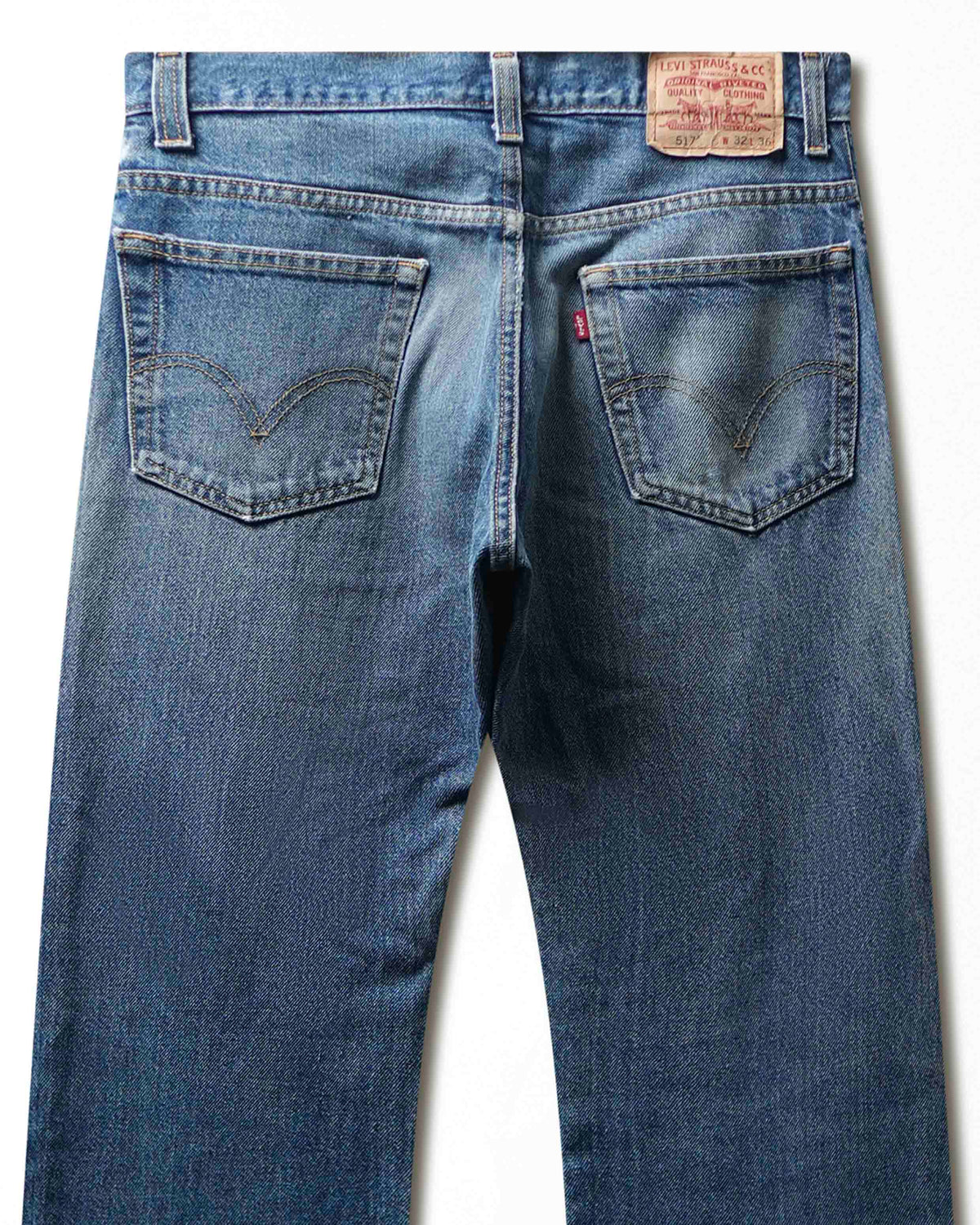 Vintage Levi's 517 Dark Wash Ripped Jeans - product view 5