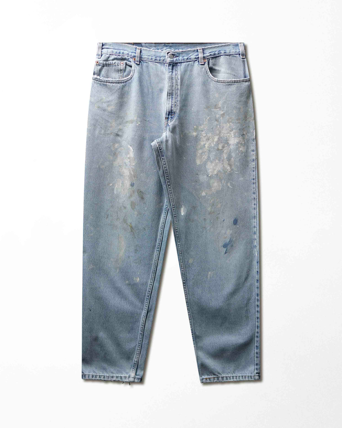 Vintage Levi's 560 Light Wash Stained Jeans - product view 1