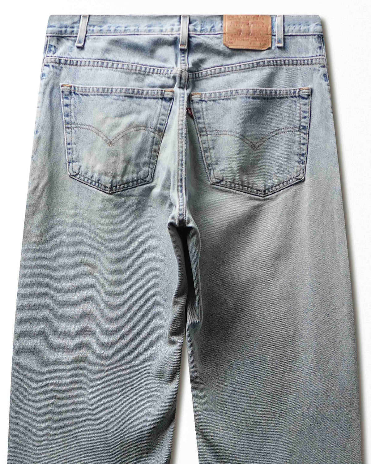 Vintage Levi's 560 Light Wash Ripped Stained Jeans - product view 5