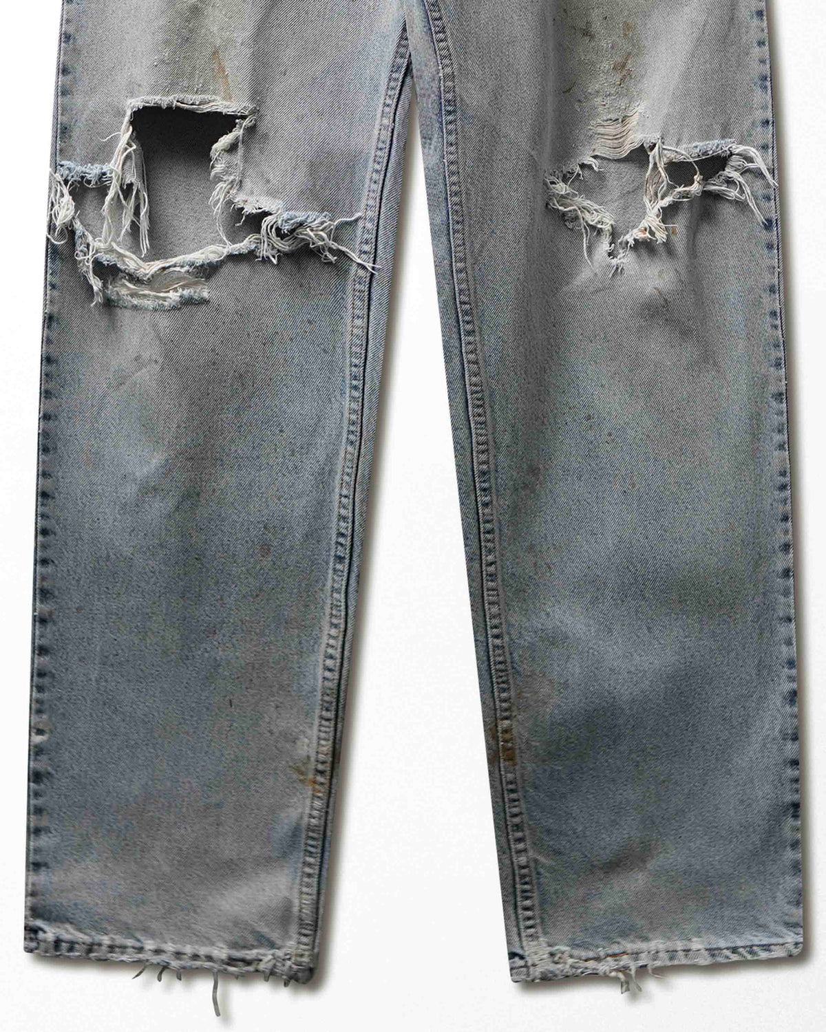 Vintage Levi's 560 Light Wash Ripped Stained Jeans - product view 3