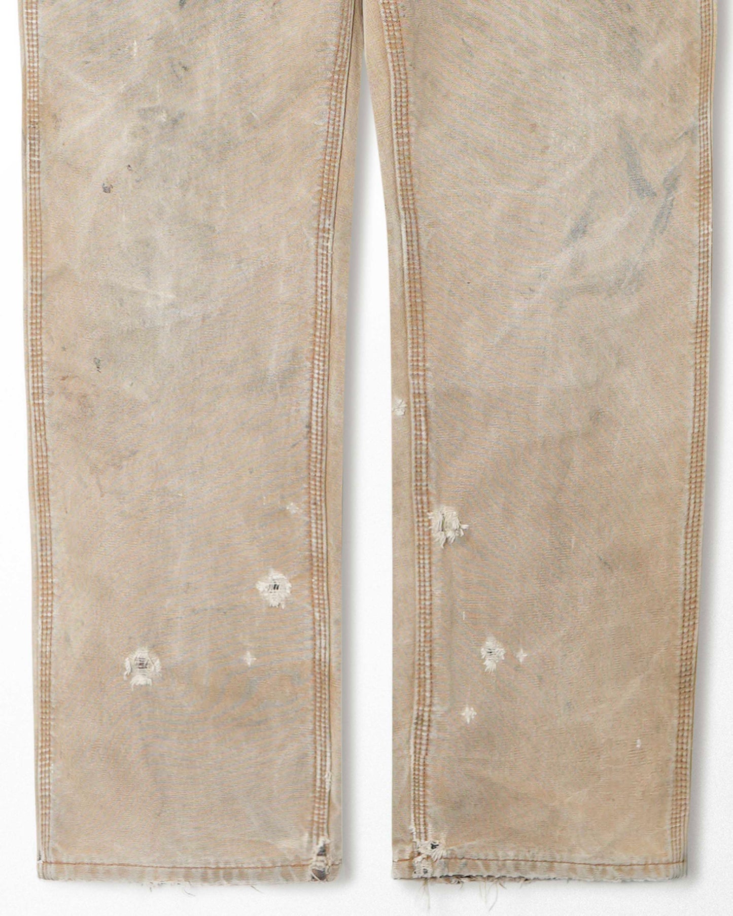CARHARTT BEIGE STAINED LINED PANTS