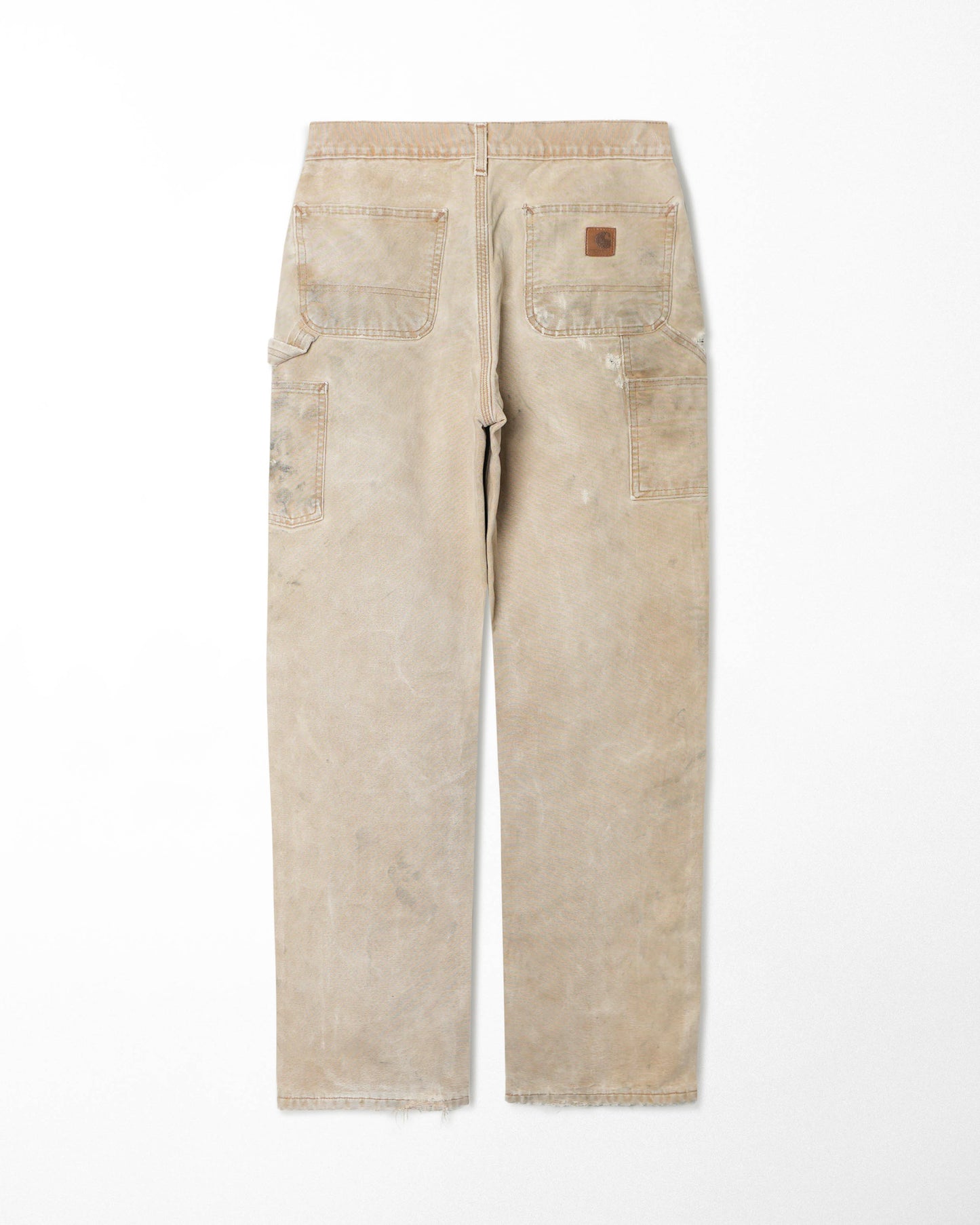 CARHARTT BEIGE STAINED LINED PANTS