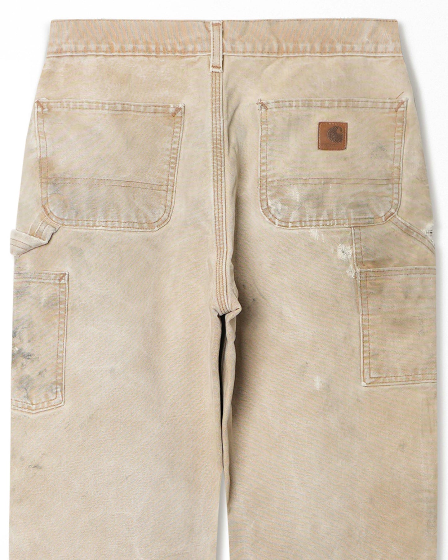 CARHARTT BEIGE STAINED LINED PANTS