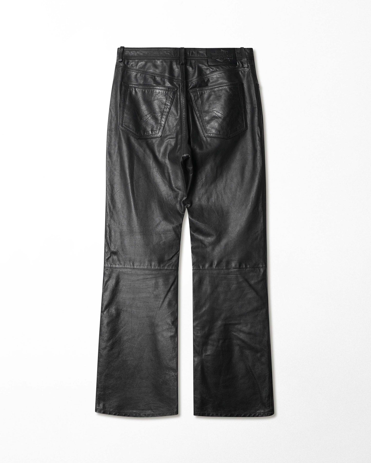HARLEY-DAVIDSON BLACK LEATHER PANTS