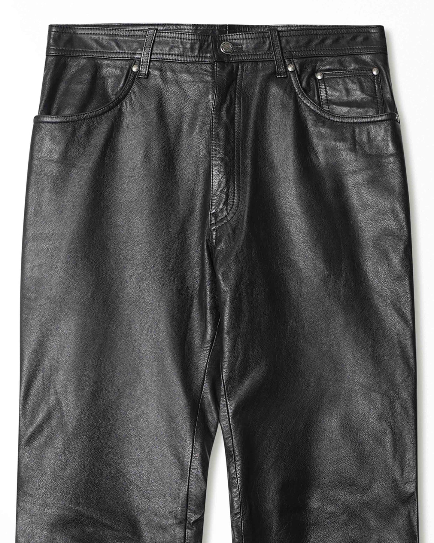 HARLEY-DAVIDSON BLACK LEATHER PANTS