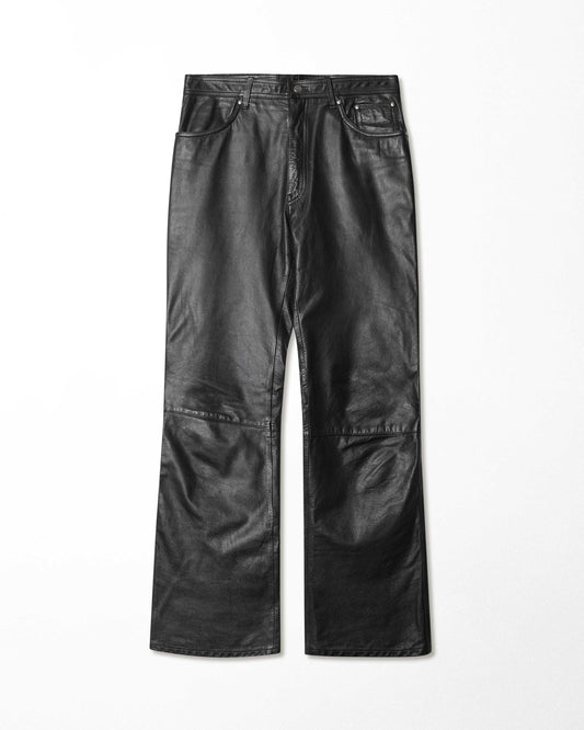 HARLEY-DAVIDSON BLACK LEATHER PANTS