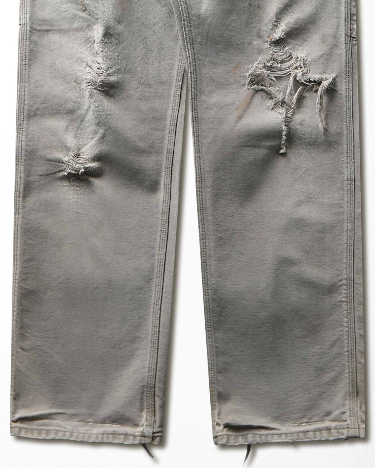 Vintage Carhartt Grey Ripped Distressed Stained Pants - product view 3