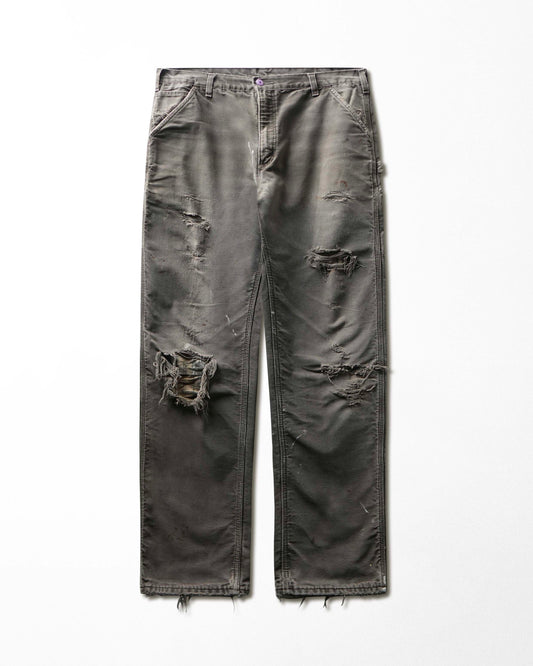 Vintage Carhartt Brown Thrashed Lined Pants - product view 1
