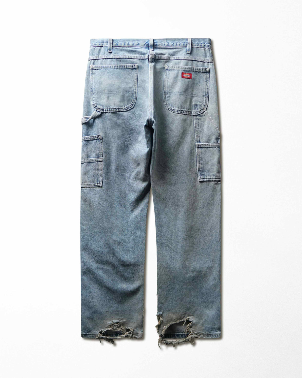 Vintage Dickies Light Wash Thrashed Double Knee Pants - product view 4