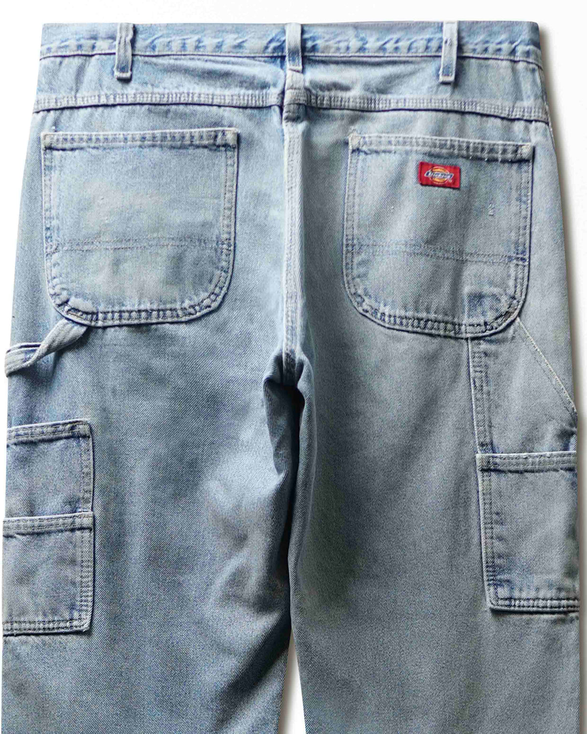 Vintage Dickies Light Wash Thrashed Double Knee Pants - product view 5