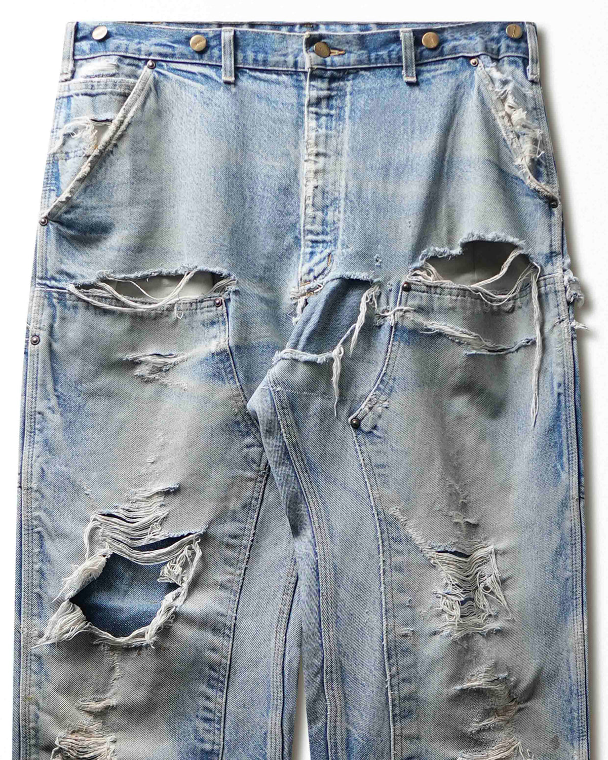 Vintage Carhartt Mid-Wash Thrashed Double Knee Pants - product view 2