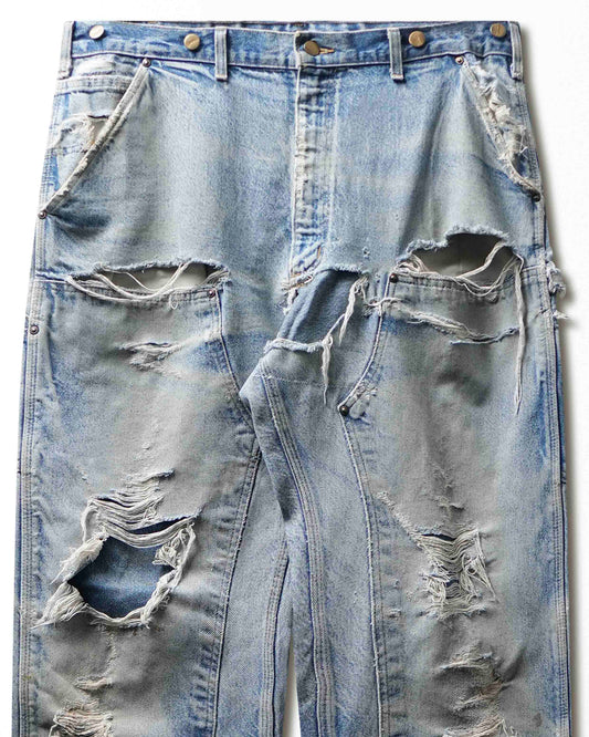 Vintage Carhartt Mid-Wash Thrashed Double Knee Pants - product view 2