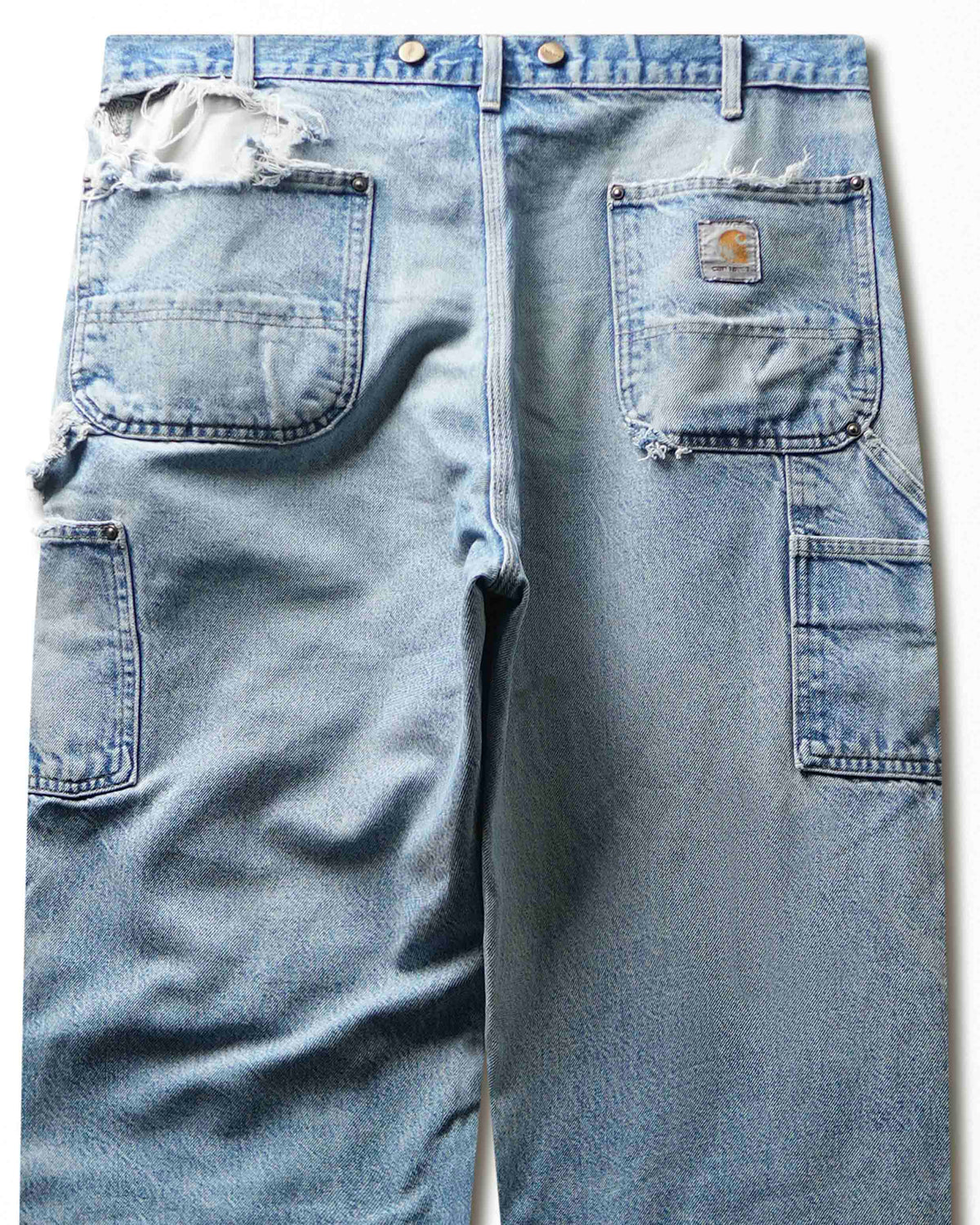 Vintage Carhartt Mid-Wash Thrashed Double Knee Pants - product view 5