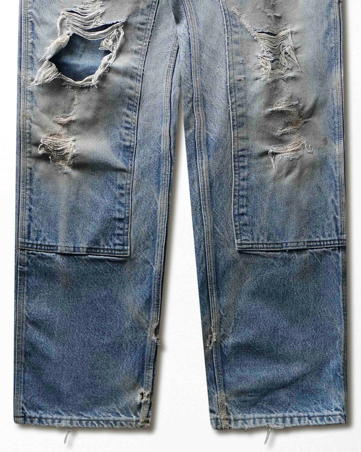 Vintage Carhartt Mid-Wash Thrashed Double Knee Pants - product view 3