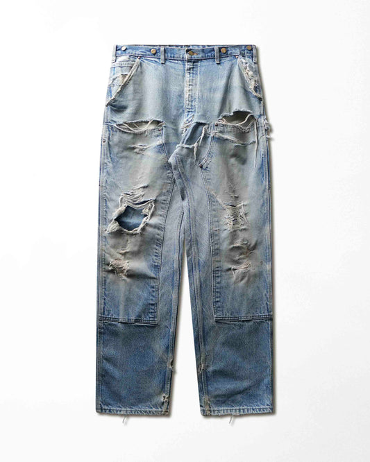 Vintage Carhartt Mid-Wash Thrashed Double Knee Pants - product view 1