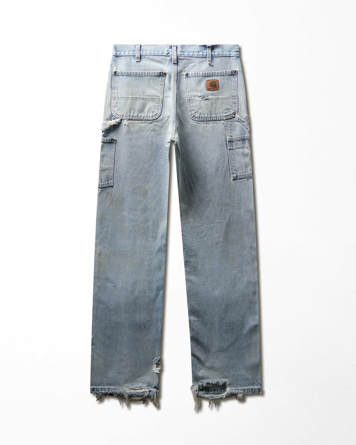 Vintage Carhartt Light Wash Distressed Double Knee Pants - product view 4