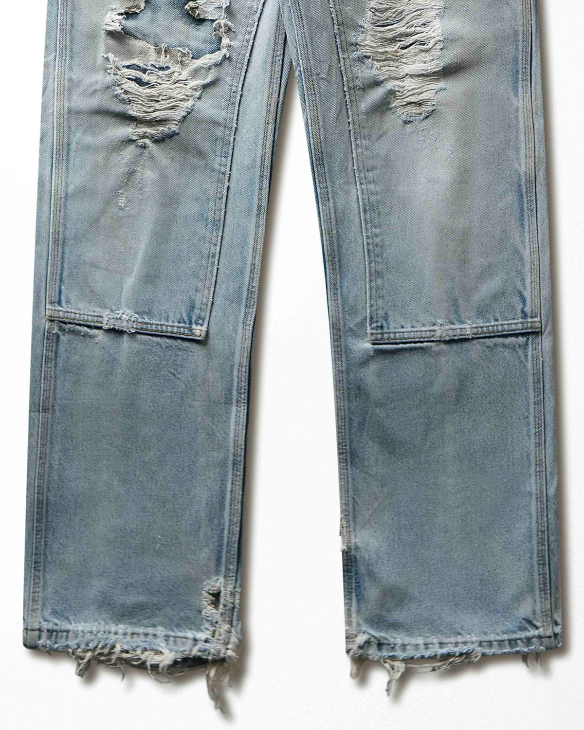 Vintage Carhartt Light Wash Distressed Double Knee Pants - product view 3