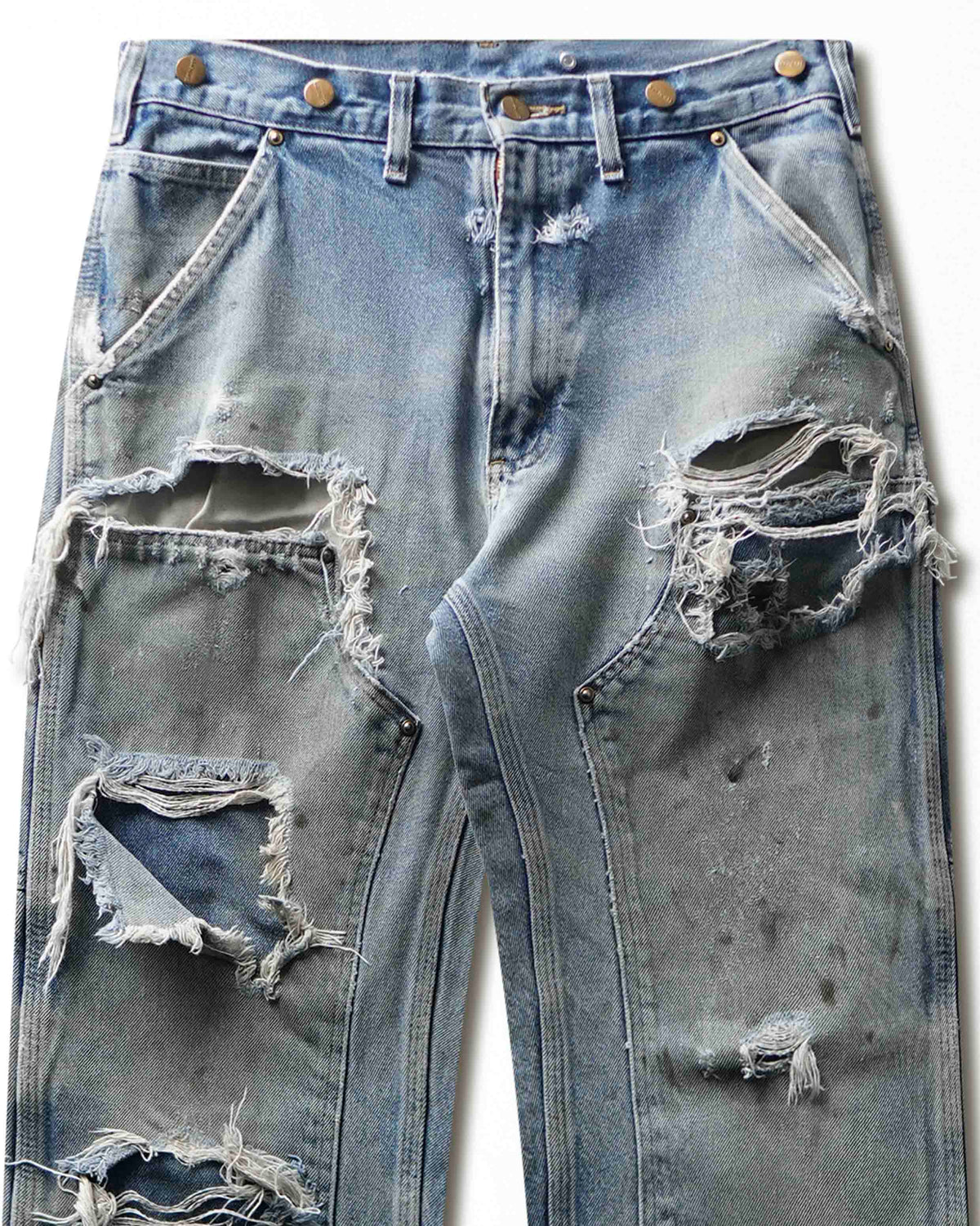 Vintage Carhartt Mid-Wash Thrashed Double Knee Pants - product view 2