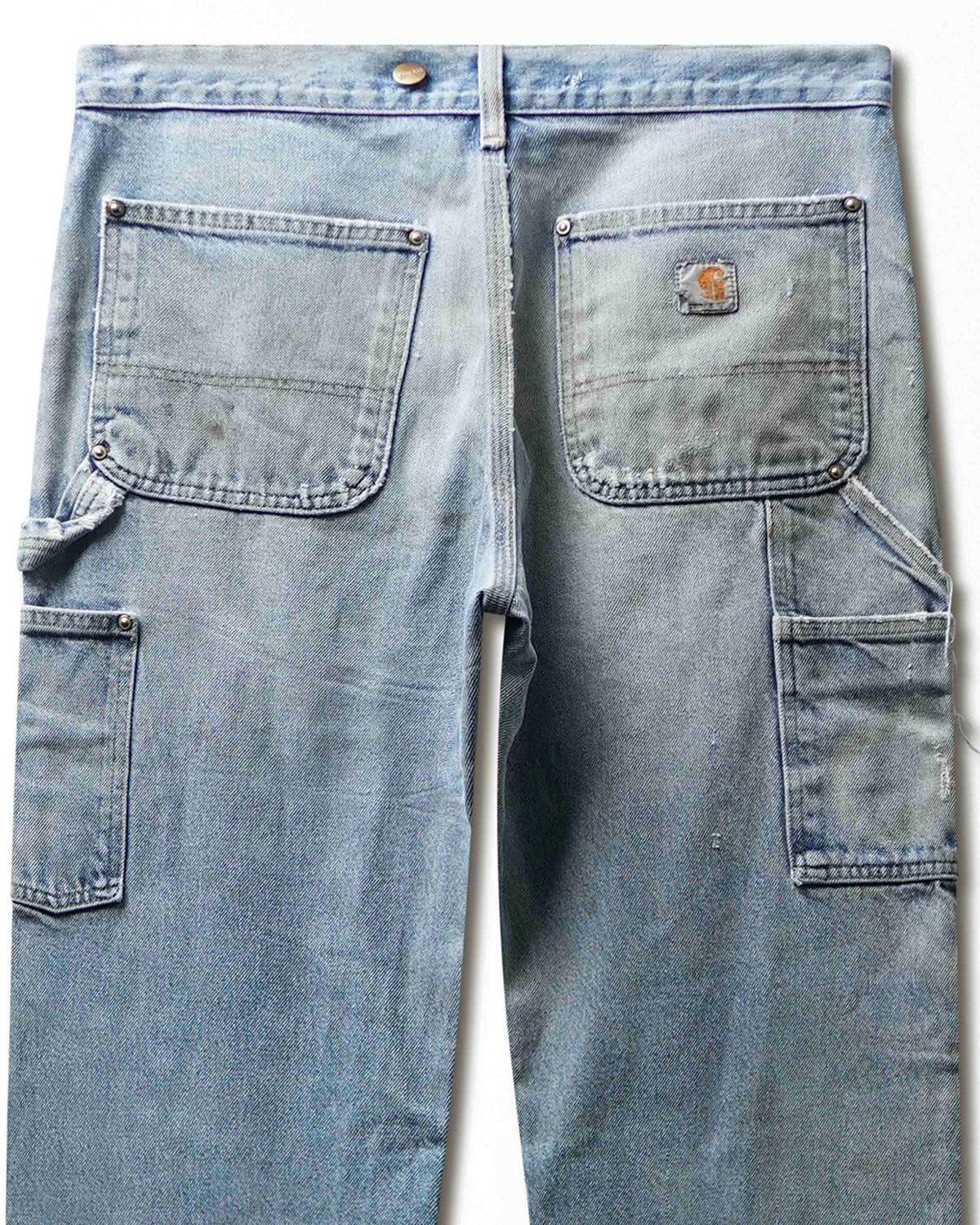 Vintage Carhartt Mid-Wash Thrashed Double Knee Pants - product view 5