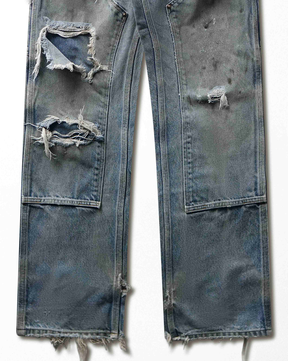 Vintage Carhartt Mid-Wash Thrashed Double Knee Pants - product view 3