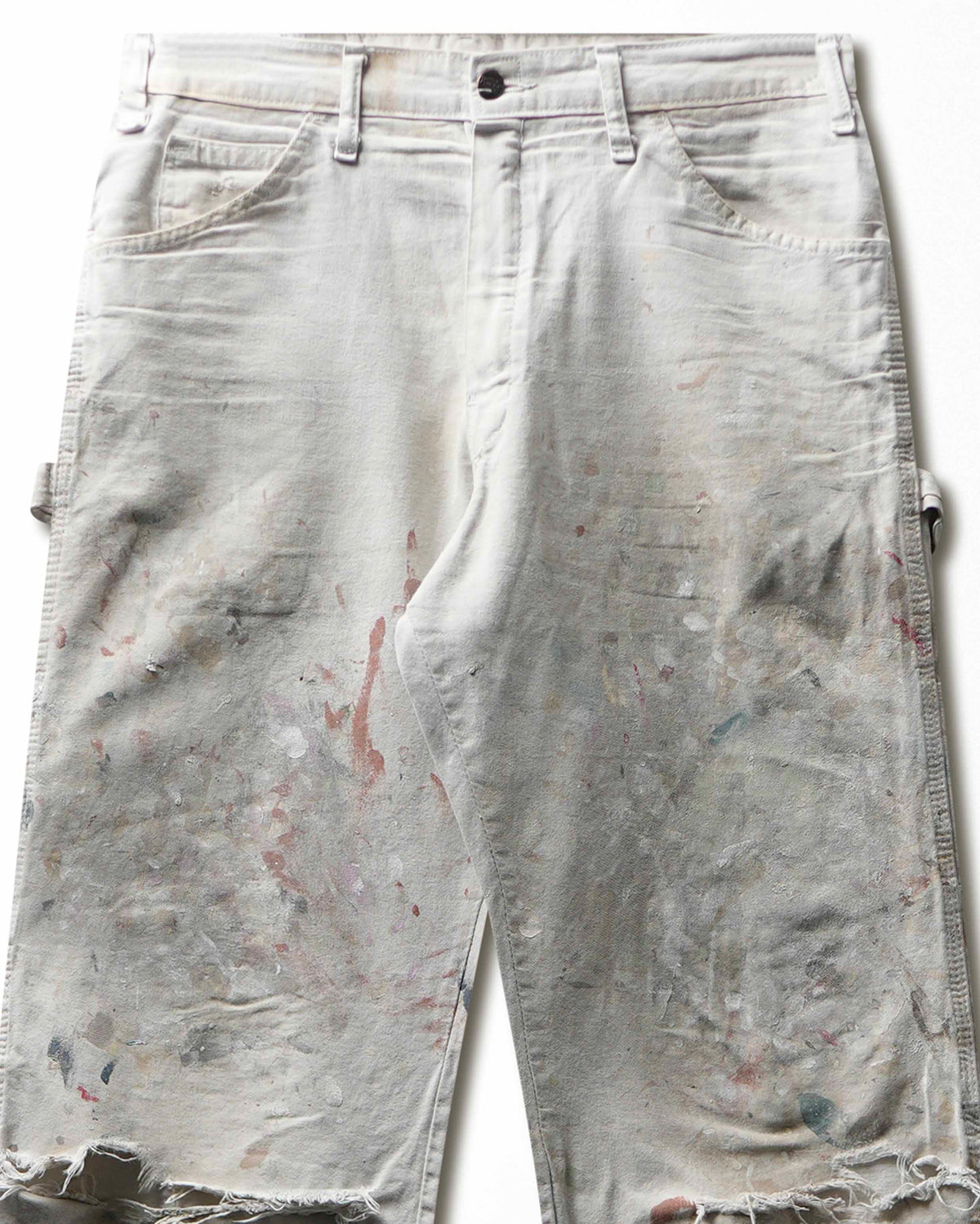 Vintage Dickies White Paint Stained Distressed Painter Pants - product view 2