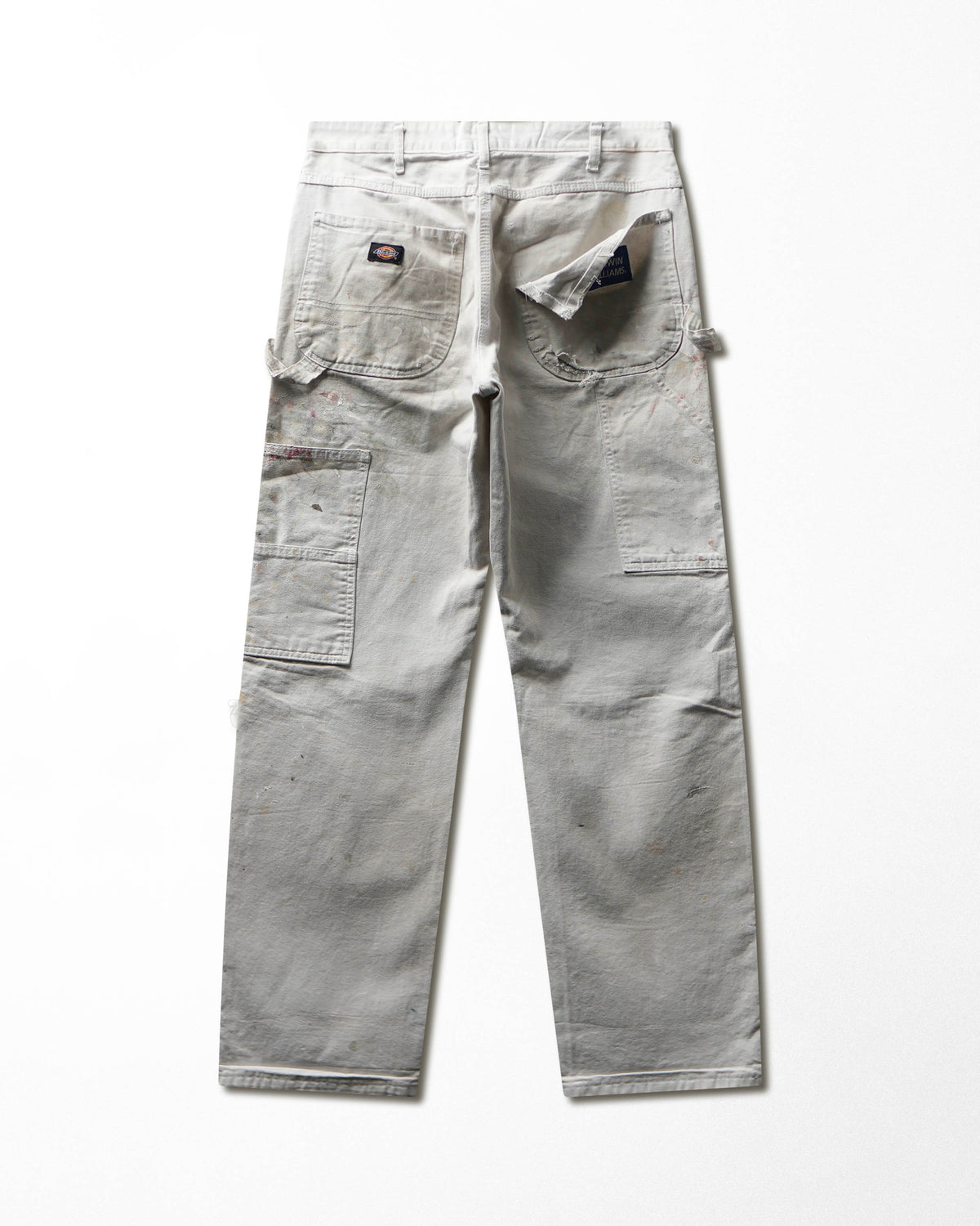 Vintage Dickies White Paint Stained Distressed Painter Pants - product view 4