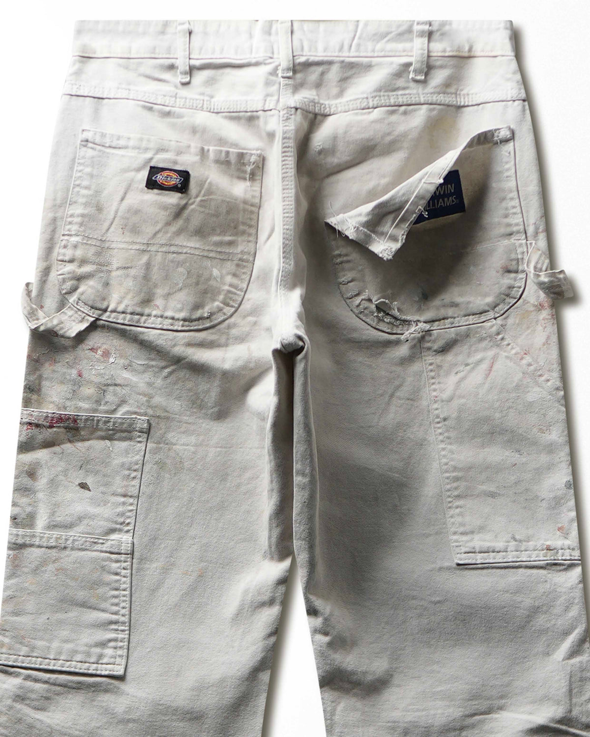 Vintage Dickies White Paint Stained Distressed Painter Pants - product view 5