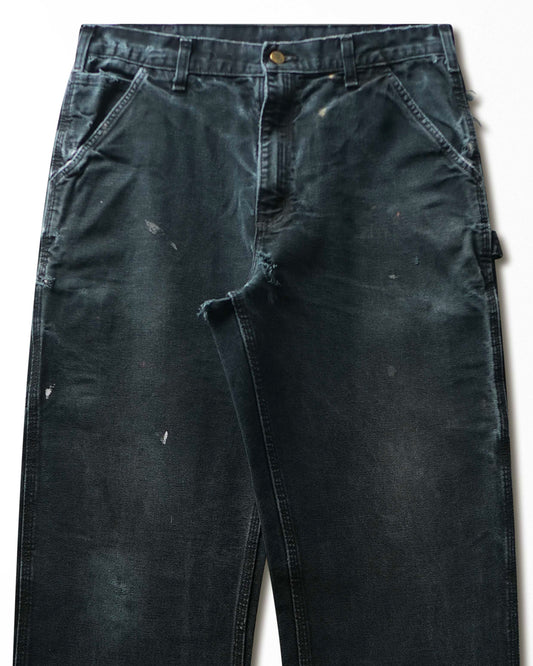 Vintage Carhartt Black Faded Distressed Pants - product view 2