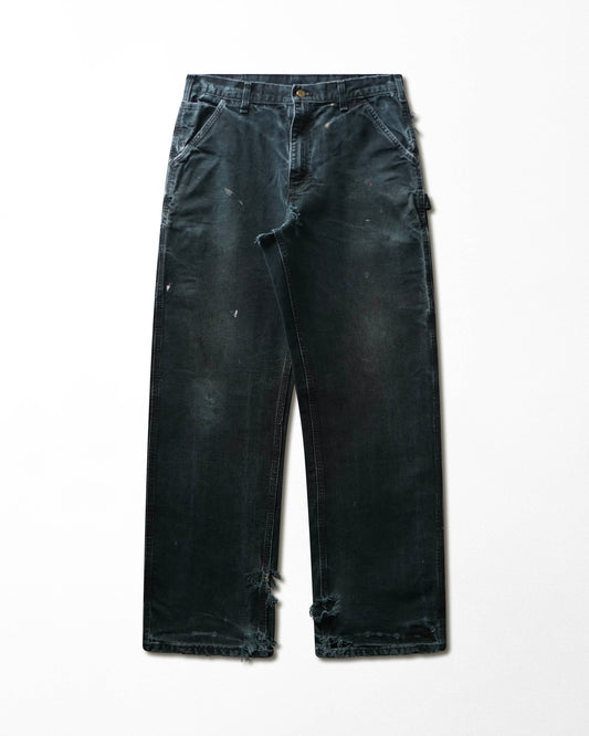 Vintage Carhartt Black Faded Distressed Pants - product view 1