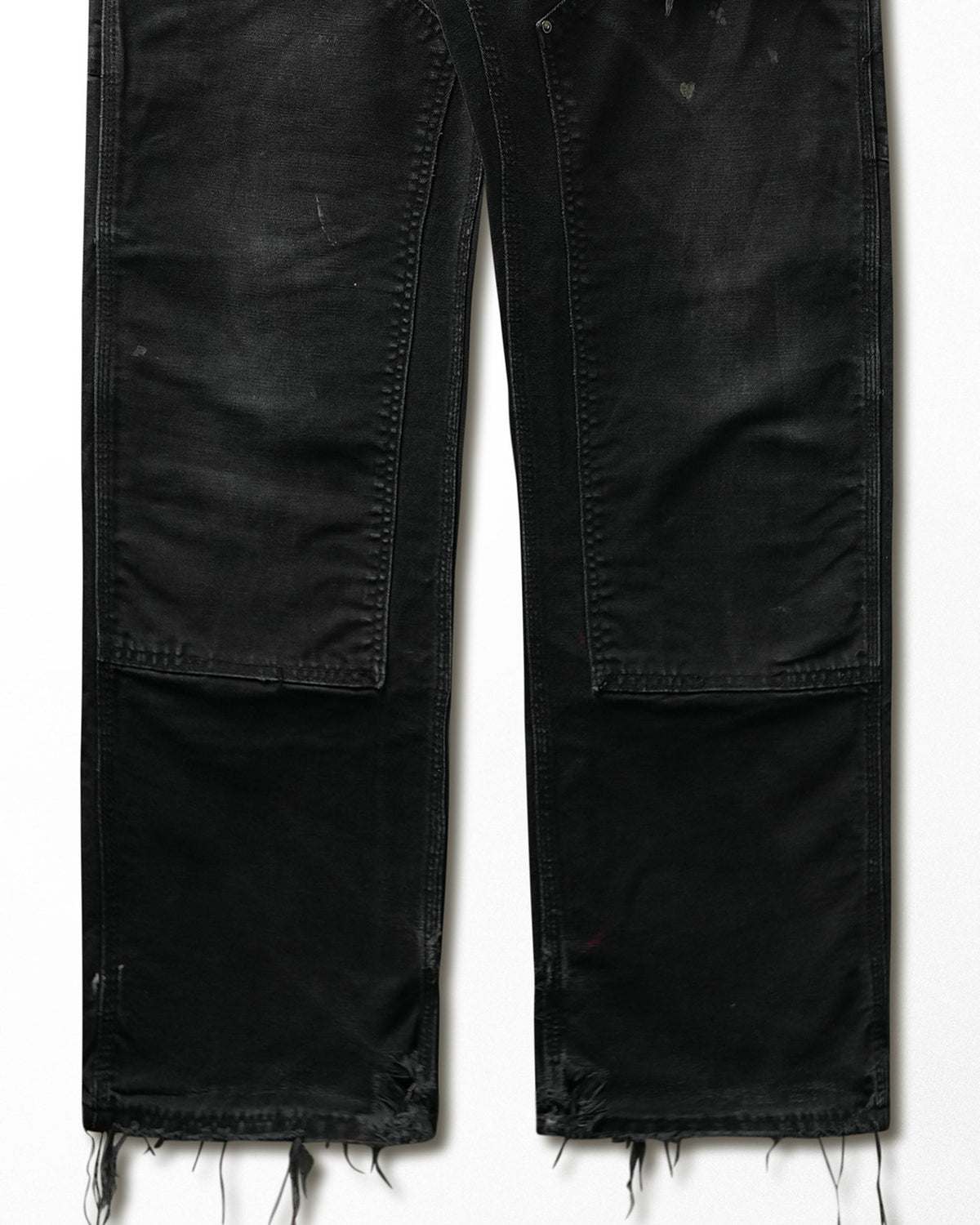Vintage Carhartt Black Faded Distressed Double Knee Pants - product view 3