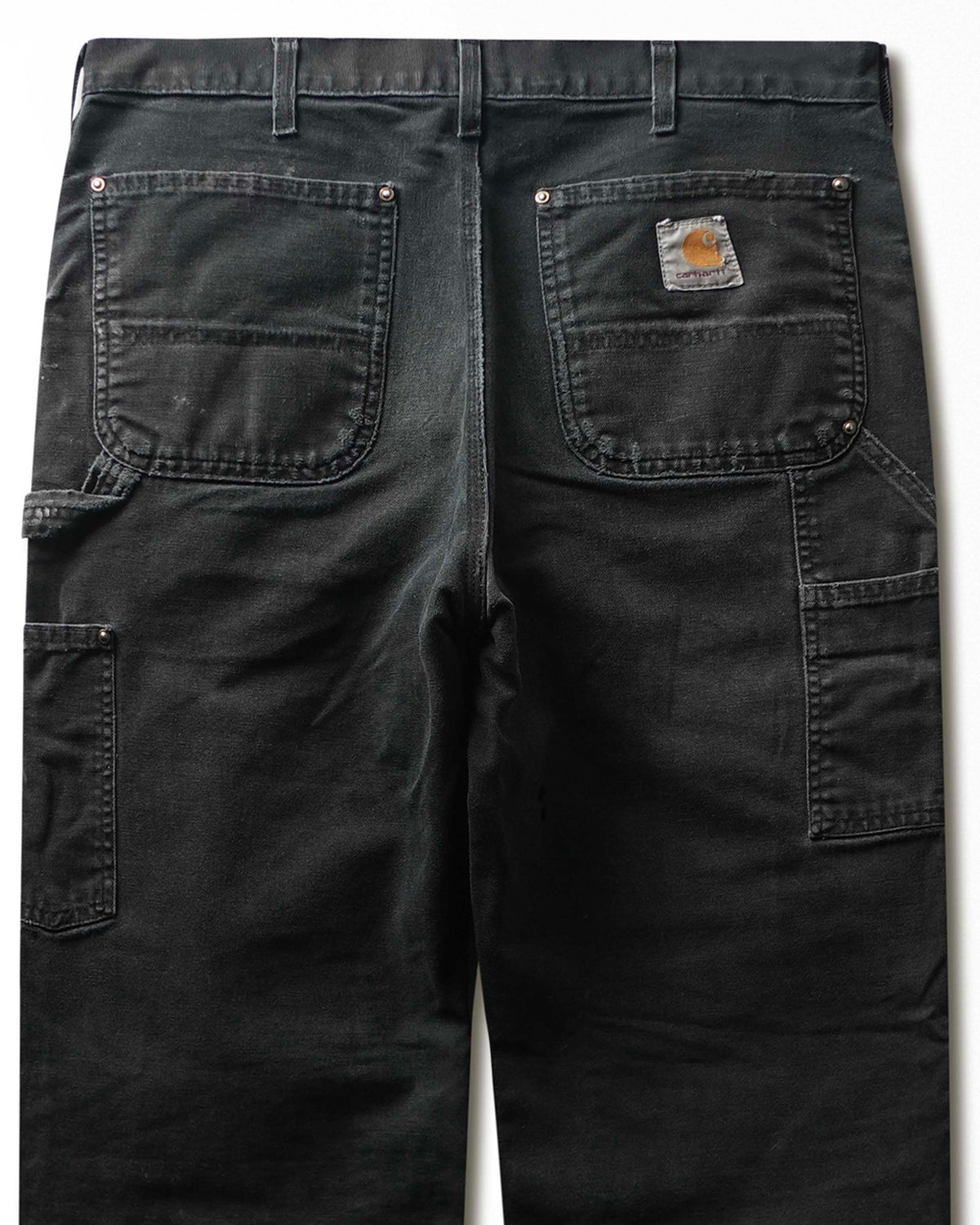 Vintage Carhartt Black Faded Distressed Double Knee Pants - product view 5