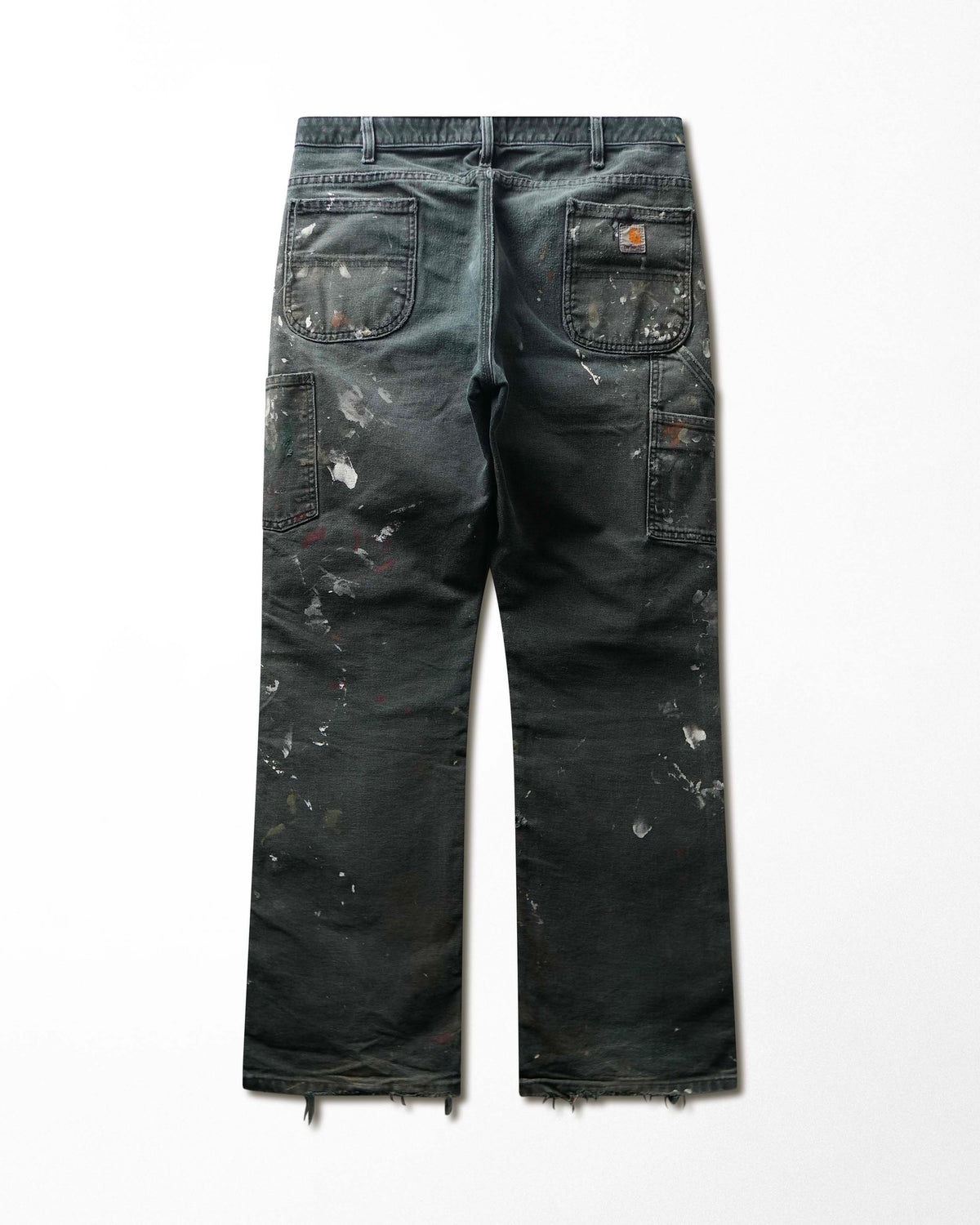 Vintage Carhartt Black Faded Paint Stained Distressed Pants - product view 4