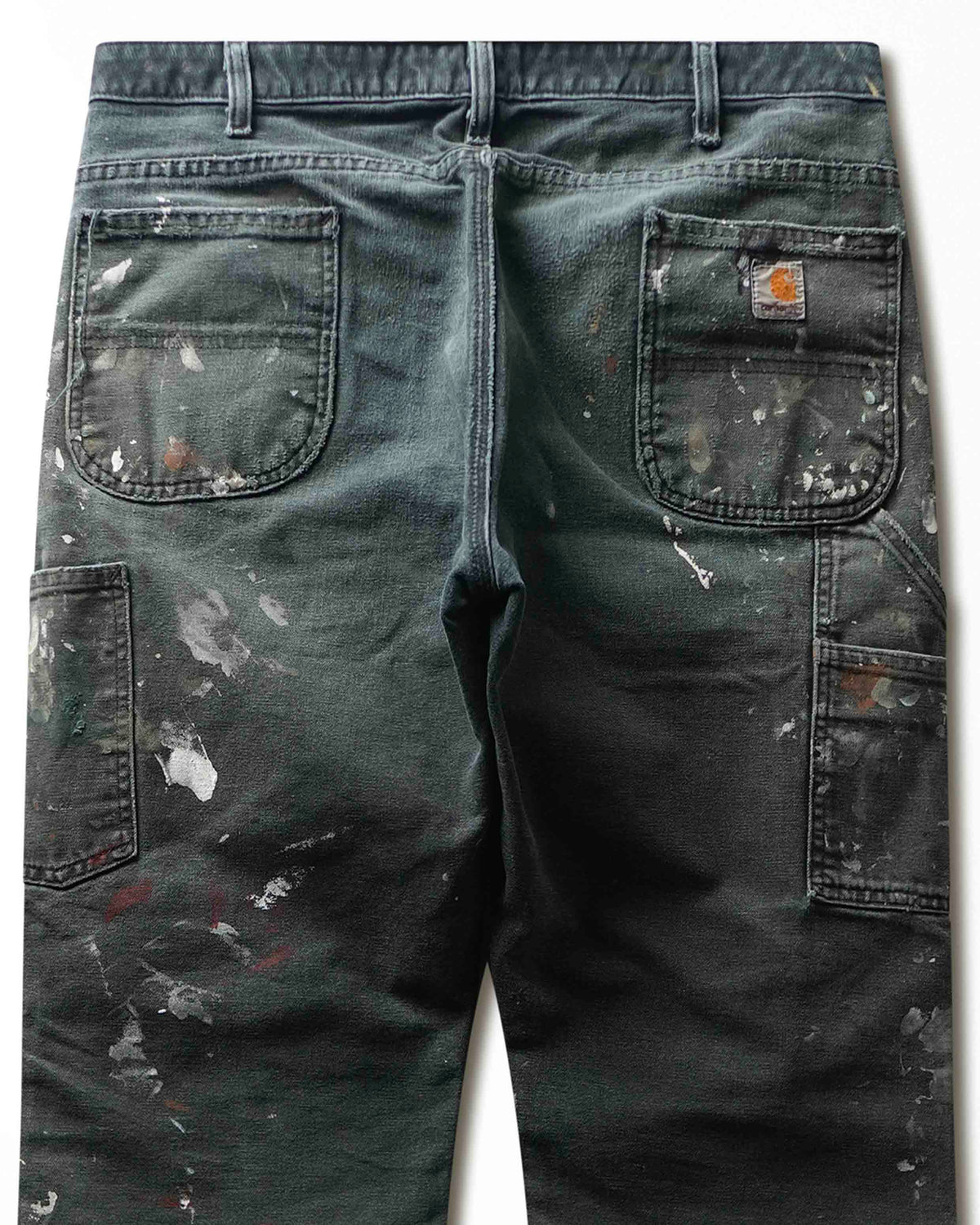 Vintage Carhartt Black Faded Paint Stained Distressed Pants - product view 5