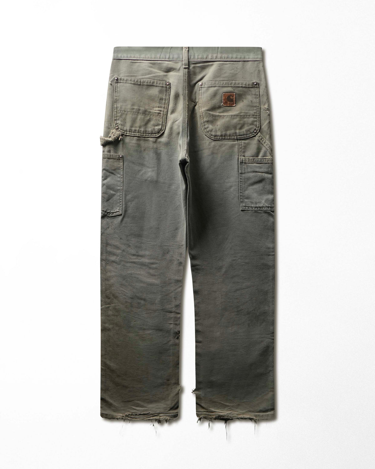 Vintage Carhartt Grey Faded Thrashed Double Knee Pants - product view 4