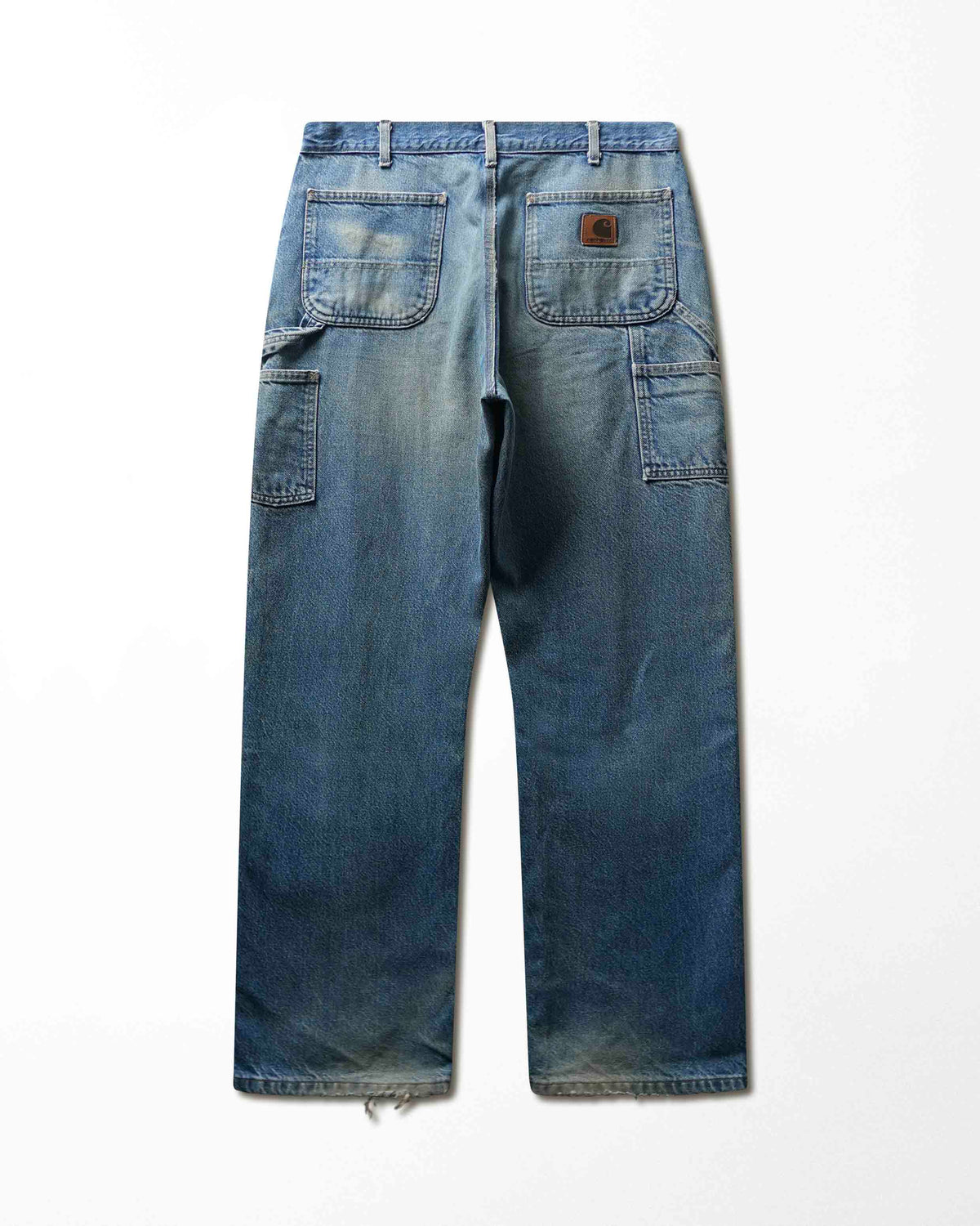 Vintage Carhartt Blue Faded Stained Pants - product view 4