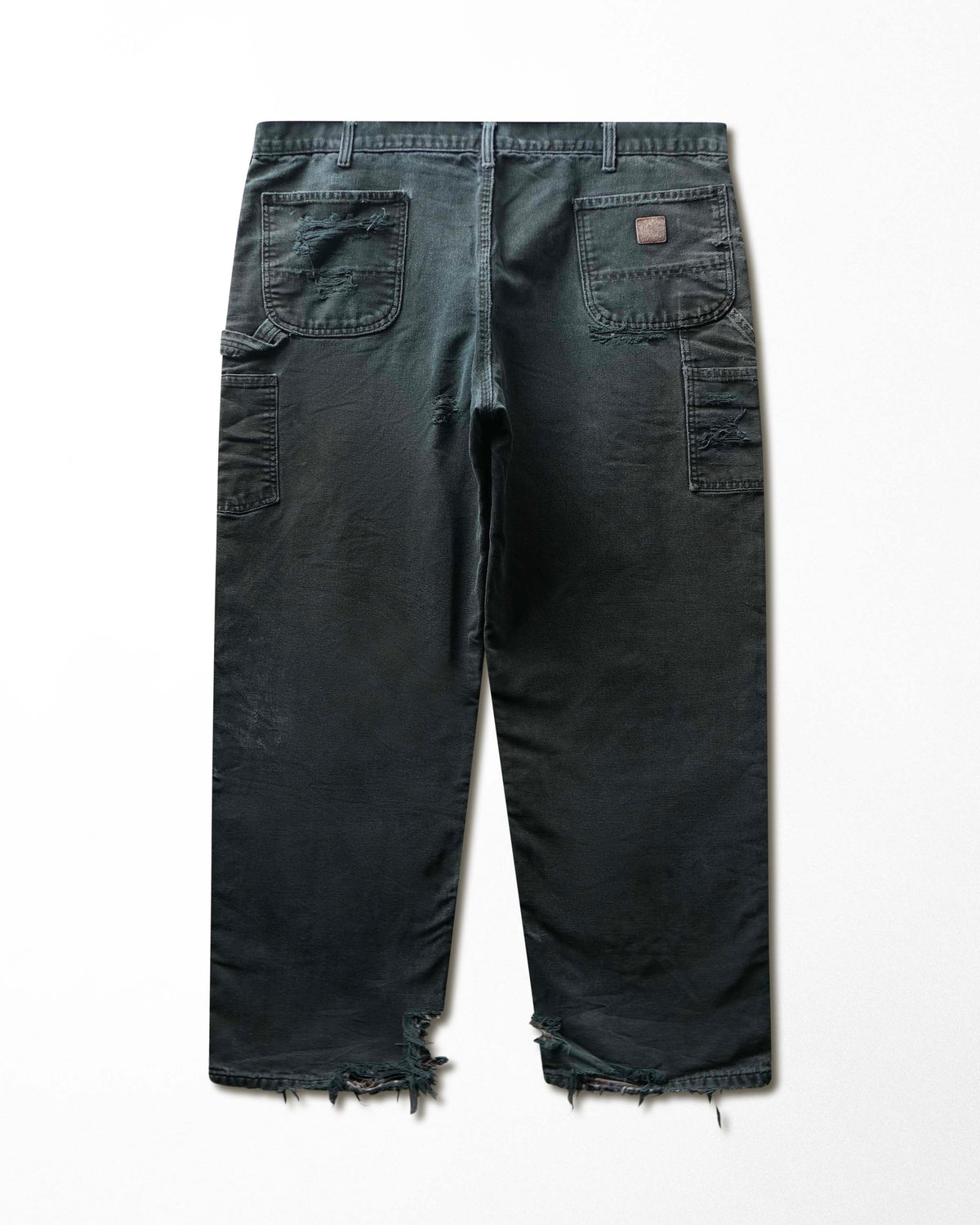 Vintage Carhartt Black Faded Distressed Lined Pants - product view 4