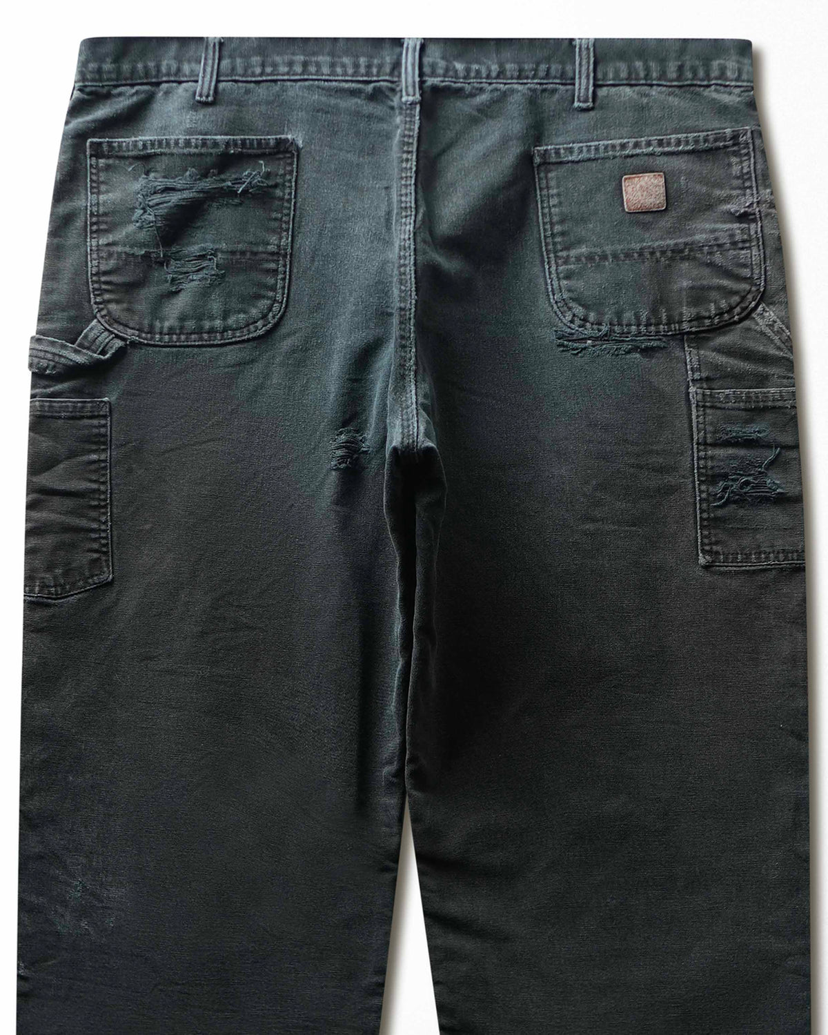 Vintage Carhartt Black Faded Distressed Lined Pants - product view 5