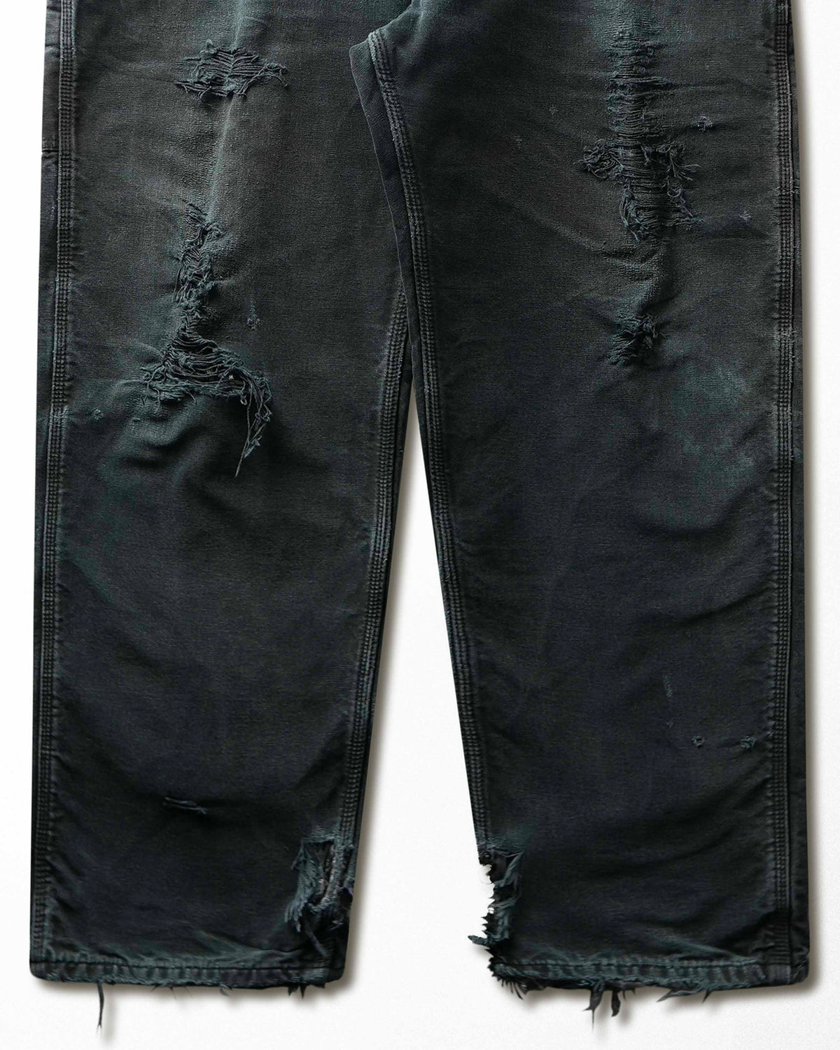 Vintage Carhartt Black Faded Distressed Lined Pants - product view 3