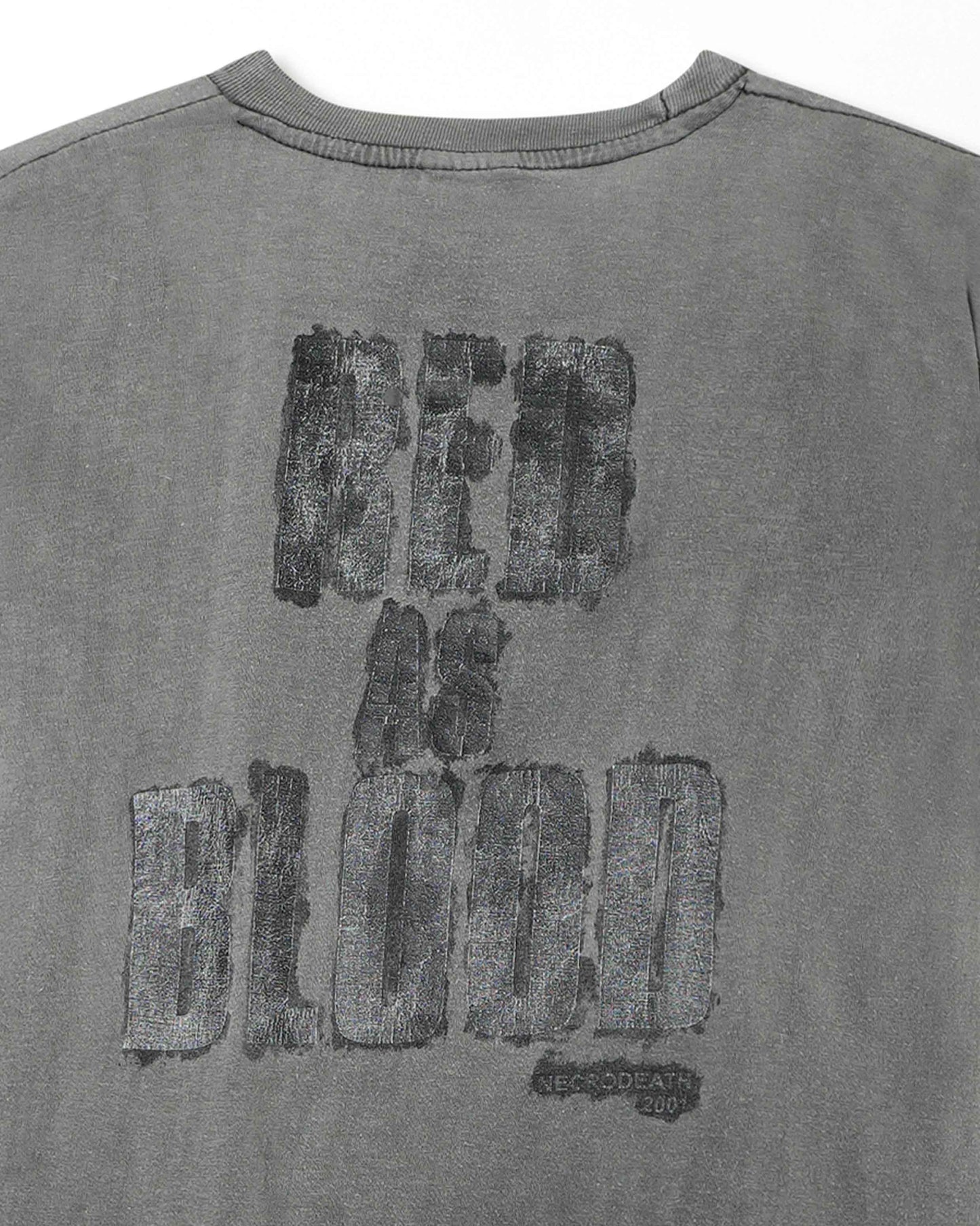 DIABLO "NECRODEATH" GREY FADED T-SHIRT