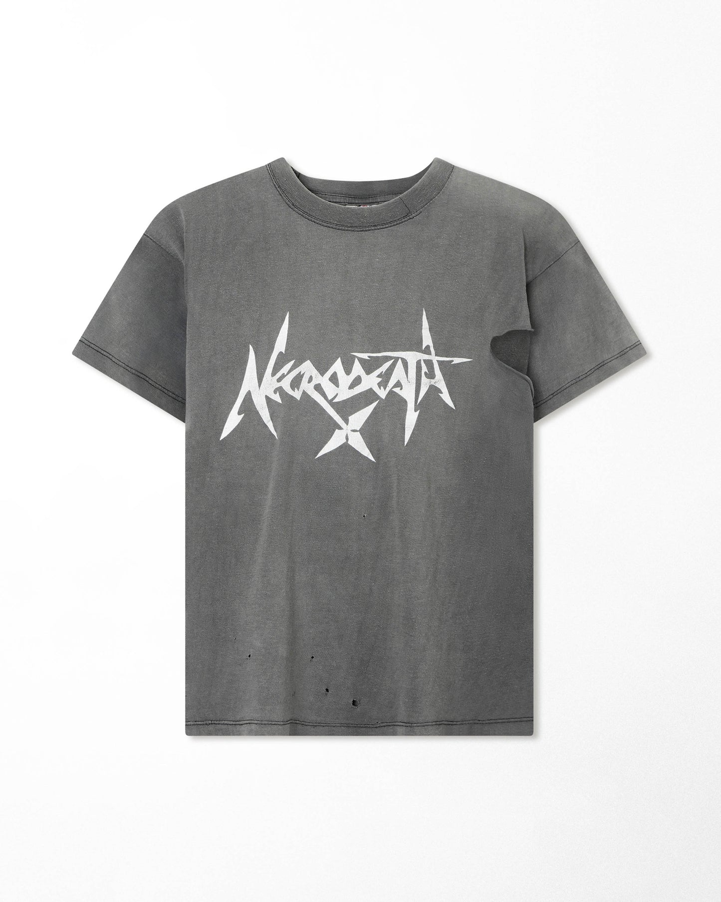 DIABLO "NECRODEATH" GREY FADED T-SHIRT