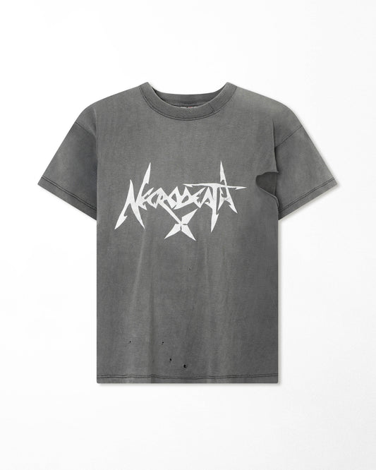DIABLO "NECRODEATH" GREY FADED T-SHIRT