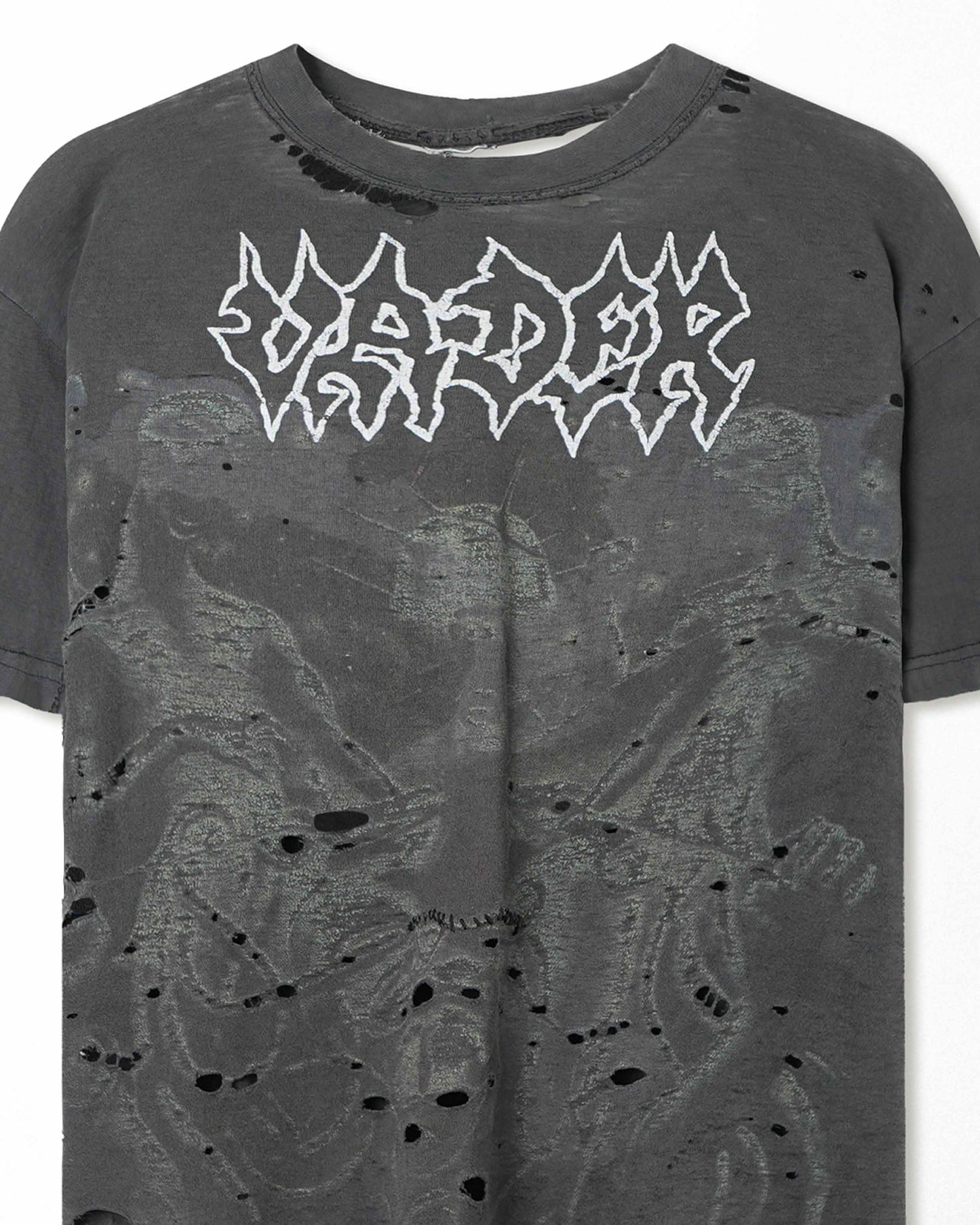 VADER "PROFUNDIS" BLACK FADED THRASHED T-SHIRT