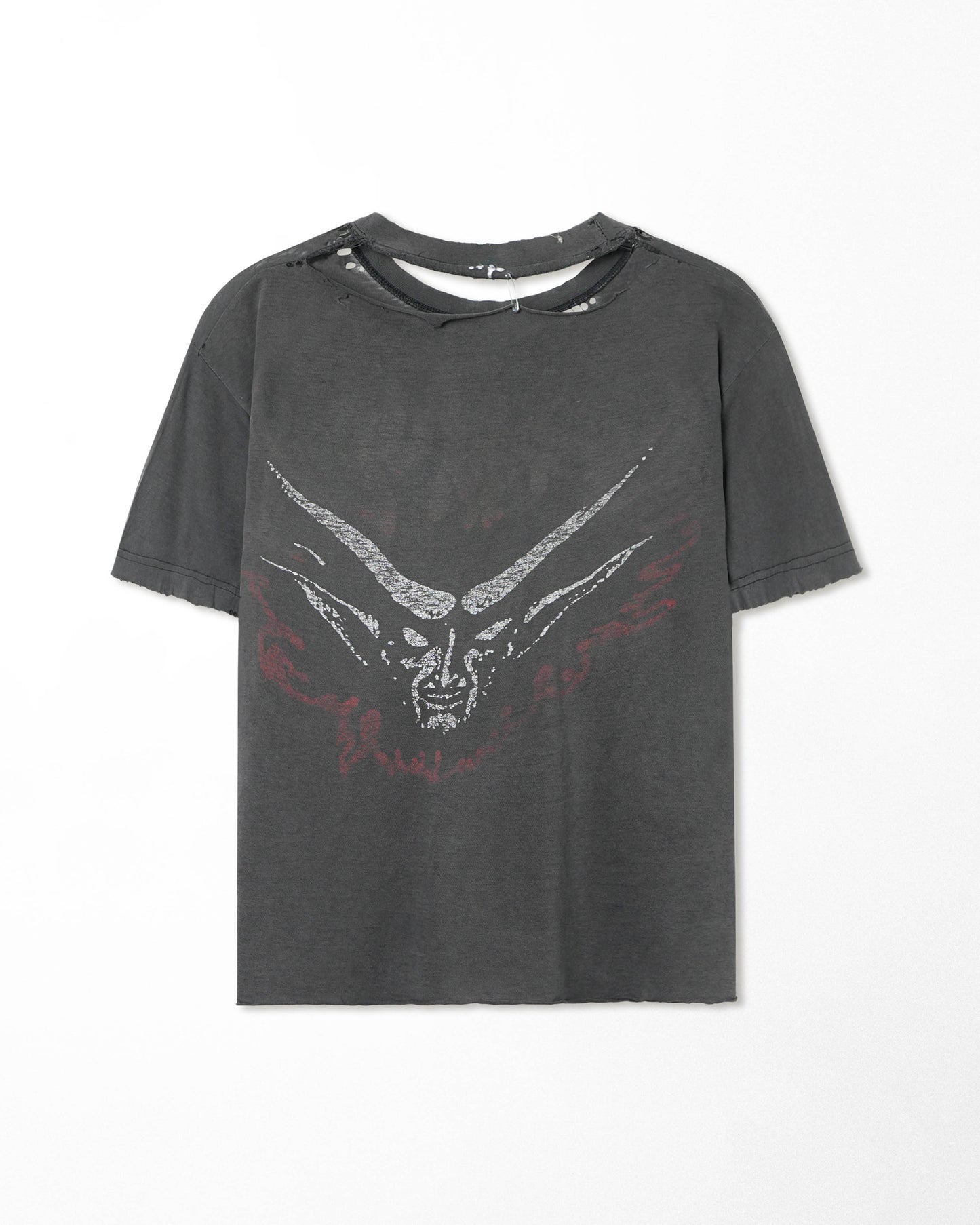 VADER "PROFUNDIS" BLACK FADED THRASHED T-SHIRT