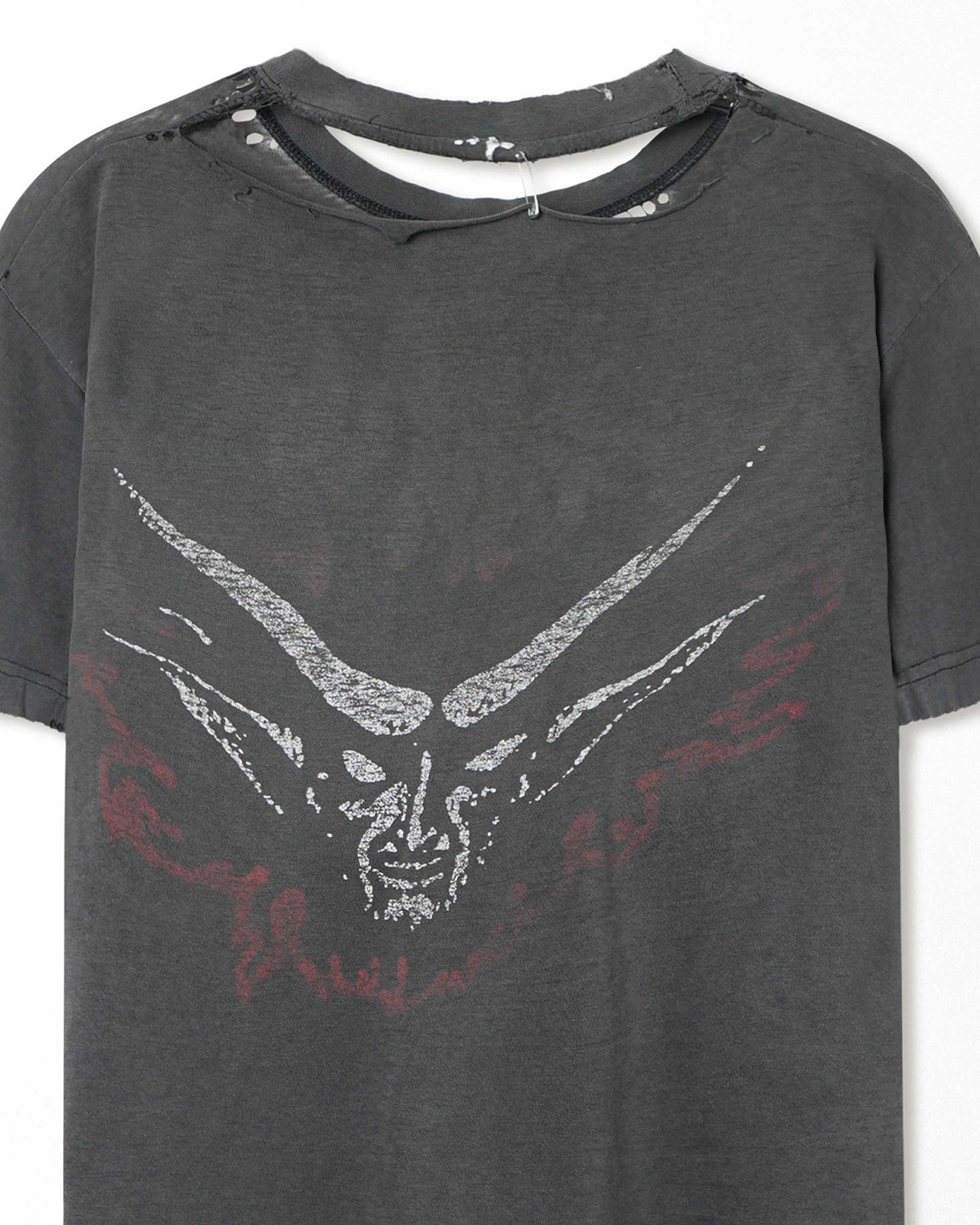 VADER "PROFUNDIS" BLACK FADED THRASHED T-SHIRT