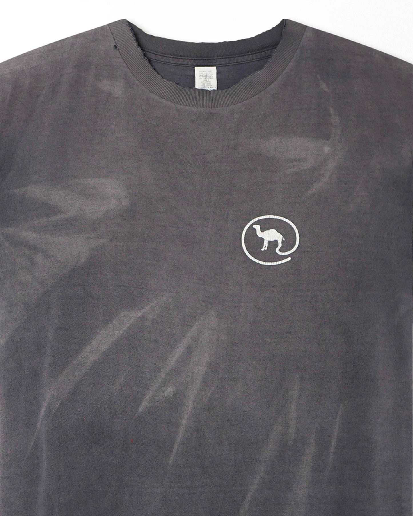 CAMEL GREY FADED T-SHIRT