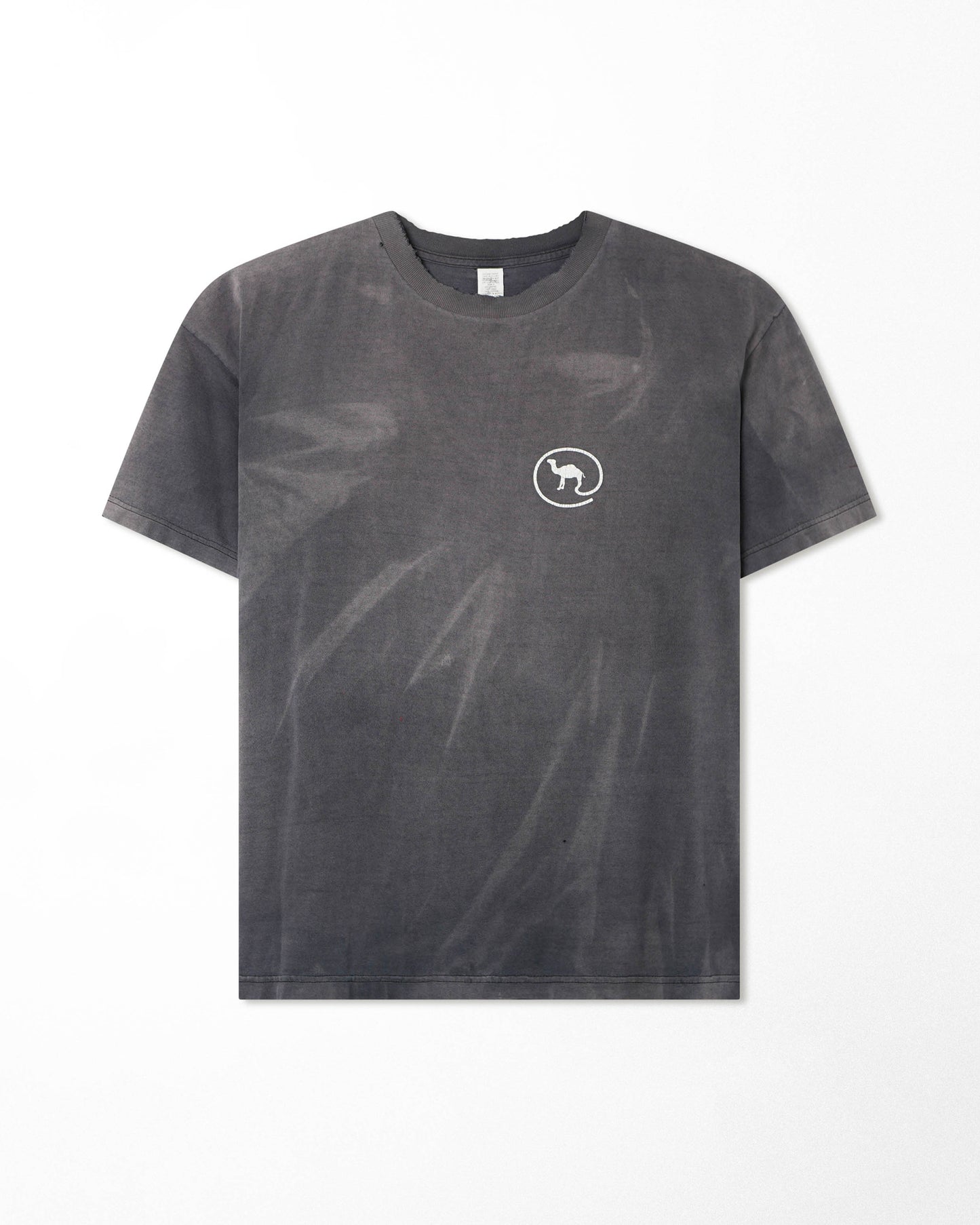 CAMEL GREY FADED T-SHIRT