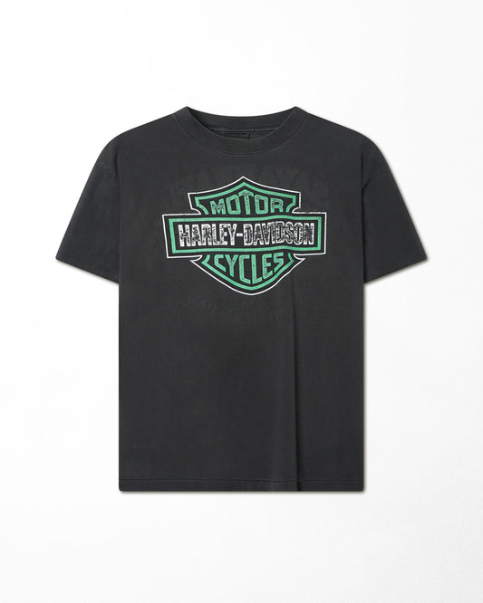 HARLEY-DAVIDSON "SAVANNAH" BLACK FADED T-SHIRT