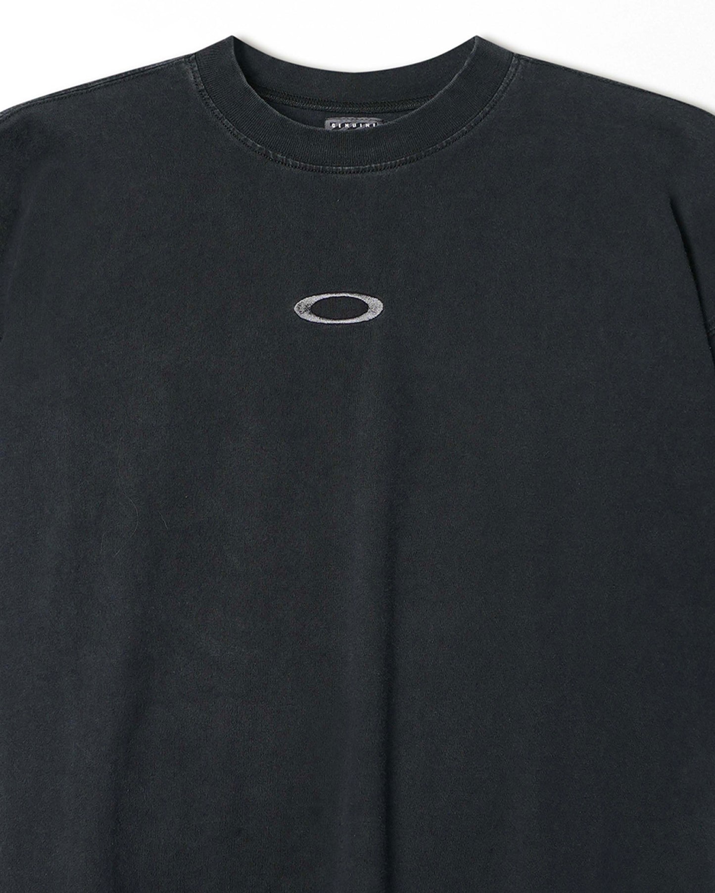 OAKLEY LOGO EMBROIDERY NAVY T-SHIRT