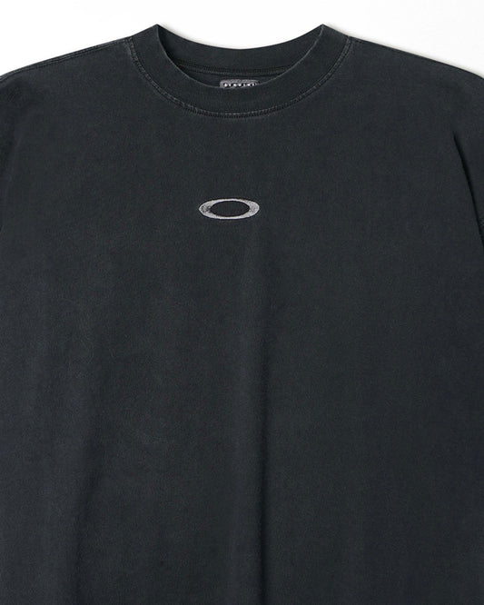 OAKLEY LOGO EMBROIDERY NAVY T-SHIRT